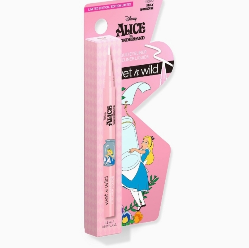 NIB wet n wild × alice in wonderland silly nonsense liquid eyeliner